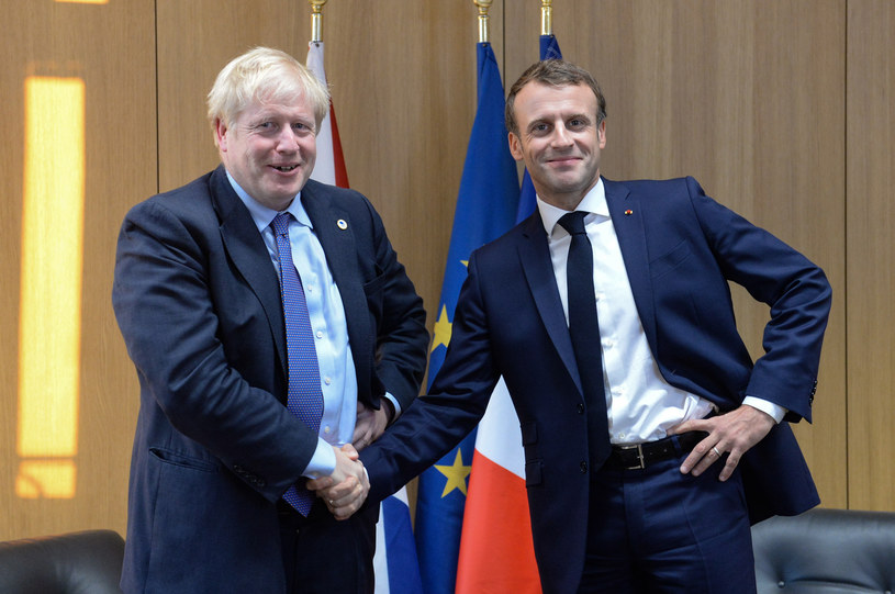 Boris Johnson i Emmanuel Macron /AFP