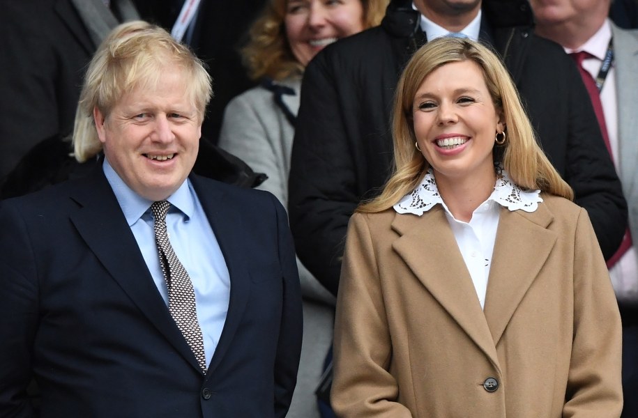 Boris Johnson i jego narzeczona Carrie Symonds /FACUNDO ARRIZABALAGA /PAP/EPA