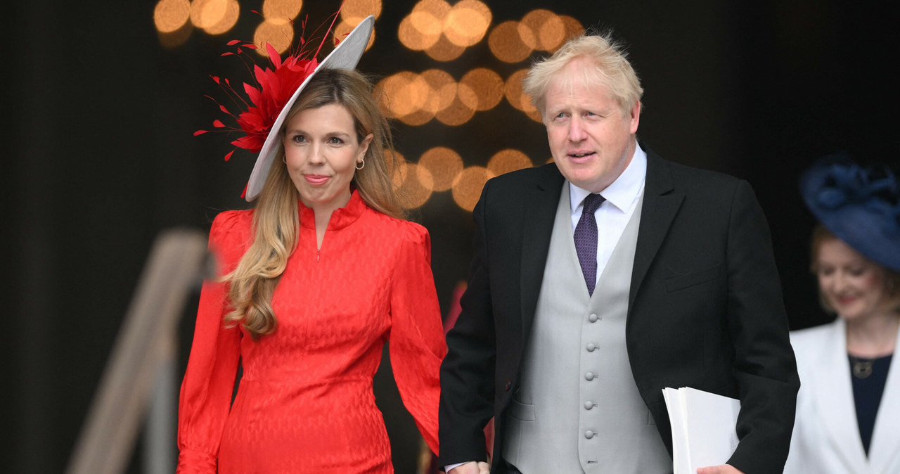 Boris Johnson  i jego żona Carrie Johnson /DANIEL LEAL/AFP /East News