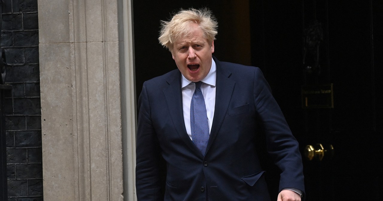 Boris Johnson na Downing Street /AFP