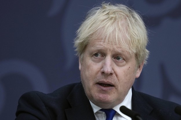 Boris Johnson objęty rosyjskimi sankcjami /Matt Dunham   /PAP/EPA