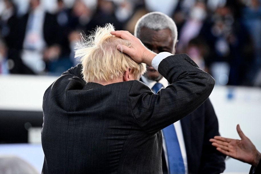 Boris Johnson podczas szczytu G20 /POOL RICCARDO ANTIMIANI /PAP/EPA