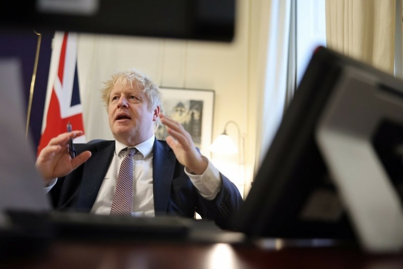 Boris Johnson, premier Wielkiej Brytanii /Andrew Parsons / No 10 Downing S/Beem /East News