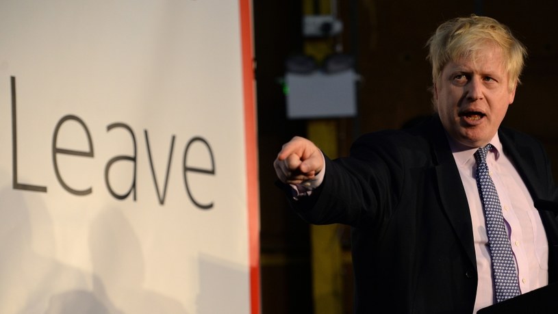 Boris Johnson w 2016 roku, jeszcze jako burmistrz Londynu, uczestniczył w kampanii na rzecz wyjścia Wielkiej Brytanii z UE /Oli Scarff /AFP
