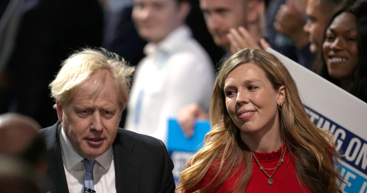 Boris Johnson z żoną /Getty Images