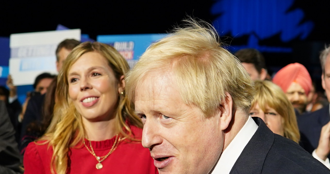 Boris Johnson z żoną /Getty Images