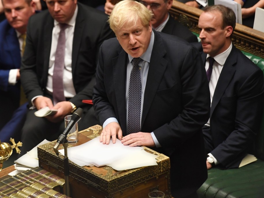 Boris Johnson /JESSICA TAYLOR / UK PARLIAMENT HANDOUT /PAP/EPA