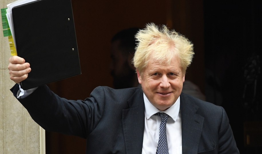 Boris Johnson /ANDY RAIN /PAP/EPA