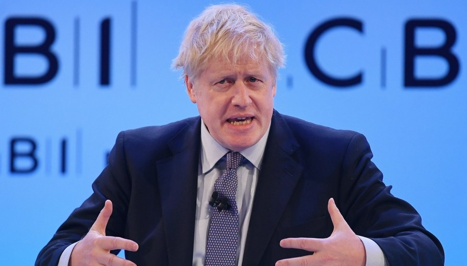 Boris Johnson /ANDY RAIN /PAP/EPA