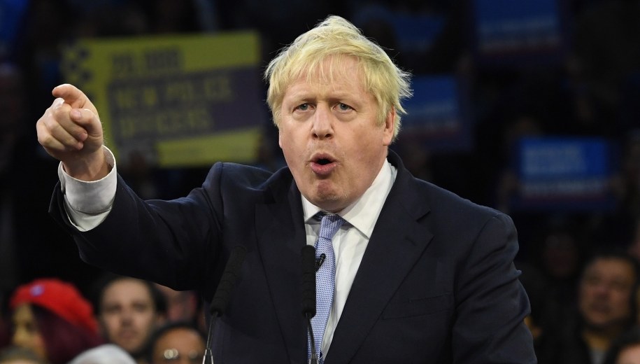 Boris Johnson /FACUNDO ARRIZABALAGA /PAP/EPA