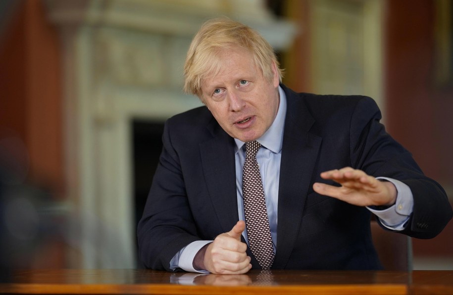 Boris Johnson /ANDREW PARSONS/DOWNING STREET /PAP/EPA
