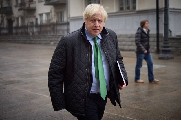 Boris Johnson /UKRAINIAN PRESIDENTIAL PRESS OFF /PAP/Newscom