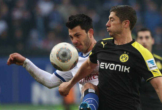 Borussia Dortmund rozpoczyna walkę o awans do ćwierćfinału Ligi Mistrzów /Axel Heimken /PAP/EPA