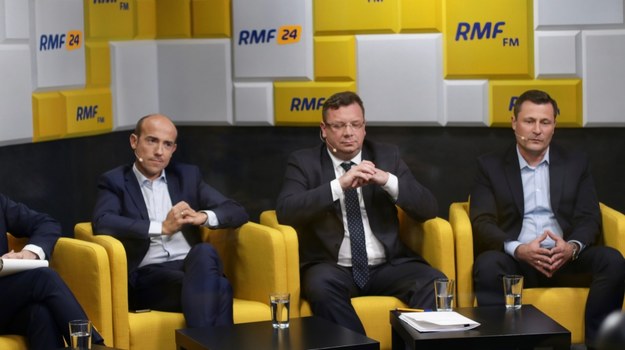 Borys Budka, Michał Wójcik i Krzysztof Paszyk w studiu RMF FM /Karolina Bereza /RMF FM