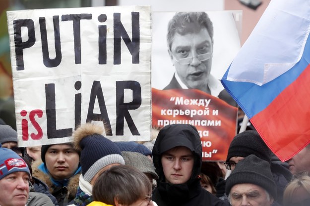 Borys Niemcow został zastrzelony 27 lutego 2015 roku /MAXIM SHIPENKOV    /PAP/EPA