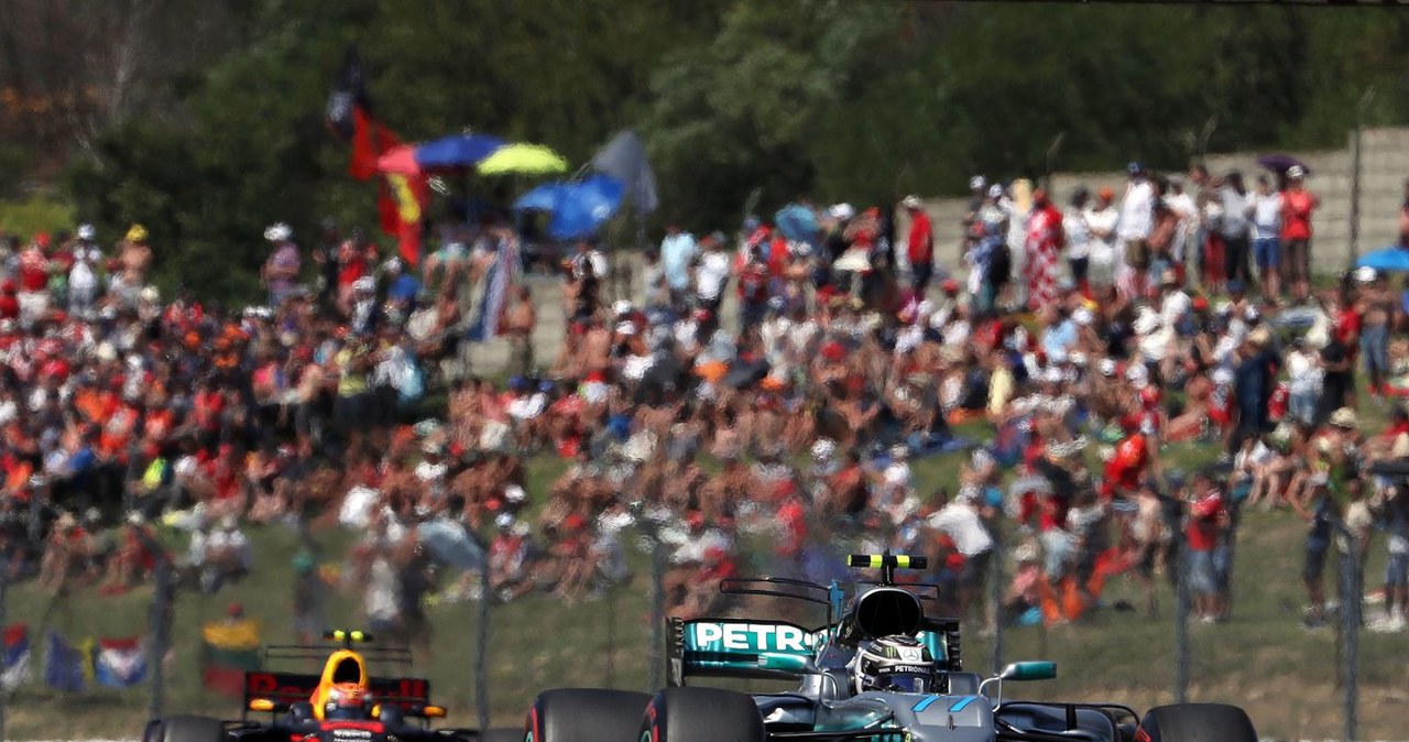 Bottas na Węgrzech zajął trzecie miejsce /AFP