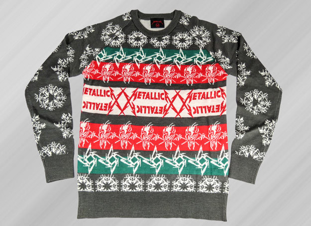 Bożonarodzeniowy sweterek od Metalliki /