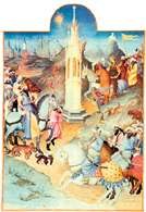 Bracia Limburg, karta z Bardzo bogatych godzinek namalowanych dla księcia Jana de Berry, 1412-16 /Encyklopedia Internautica