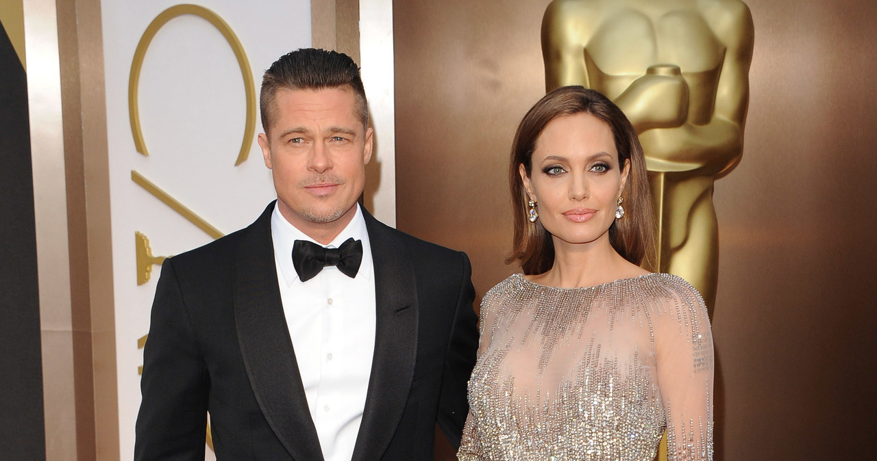 Brad Pitt i Angelina Jolie na Oscarach w 2014 roku /Axelle/Bauer-Griffin/FilmMagic /Getty Images