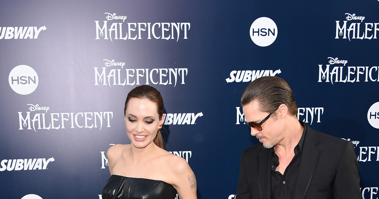 Brad Pitt i Angelina Jolie na premierze "Maleficent" /Jason Merritt /Getty Images