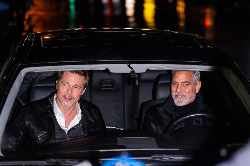 Brad Pitt i George Clooney na planie "Wolves" / Gotham/GC Images /Getty Images