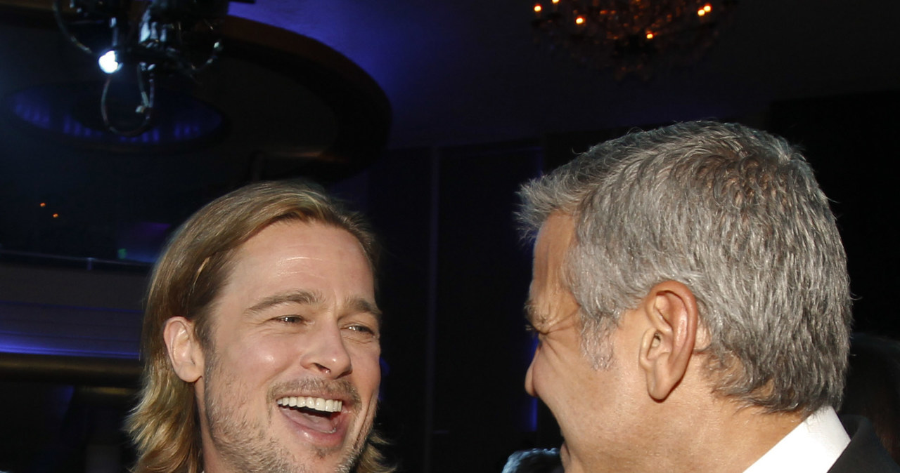 Brad Pitt i George Clooney /Christopher Polk /Getty Images