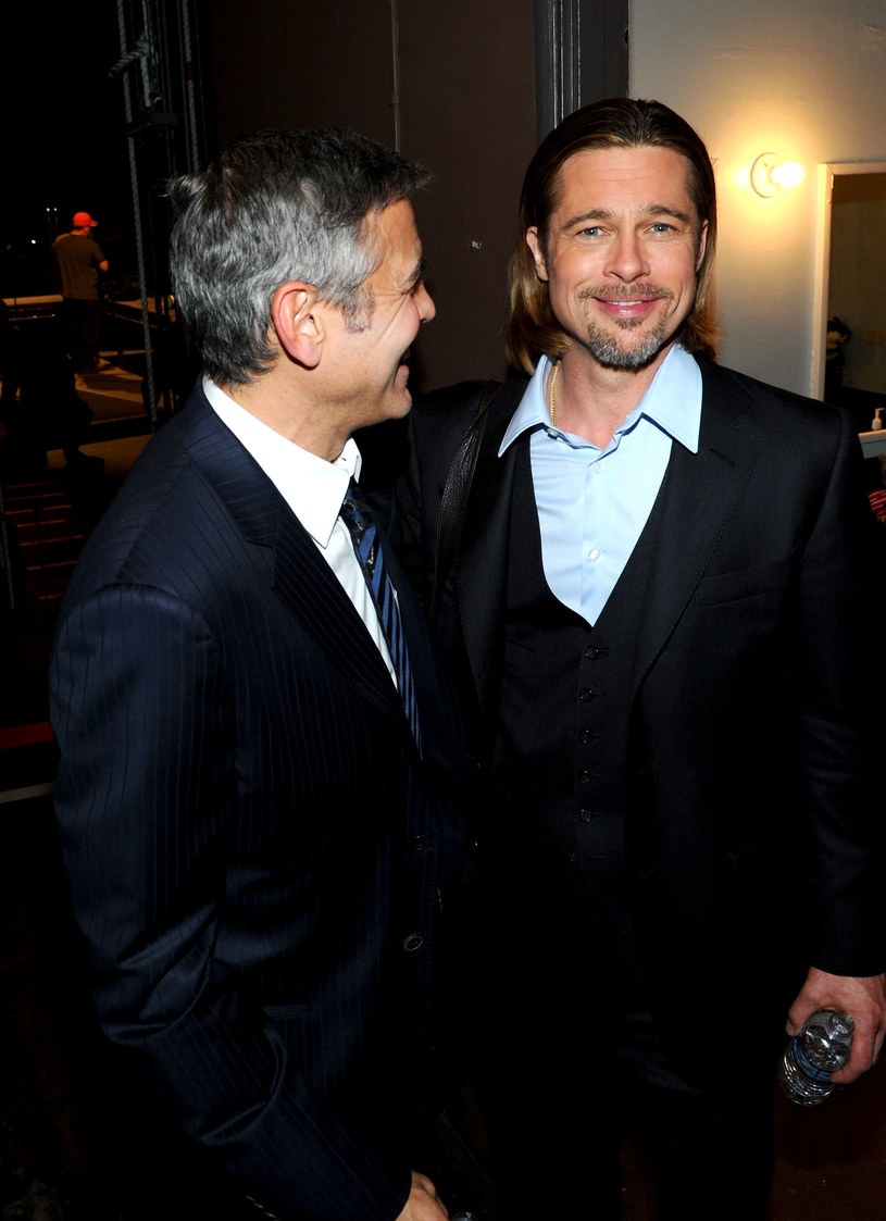 Brad Pitt i George Clooney /Michael Buckner  /Getty Images