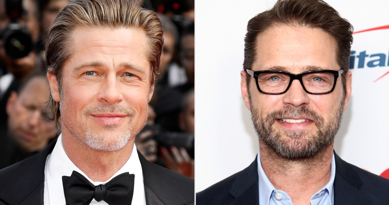 Brad Pitt i Jason Priestley /materiały prasowe