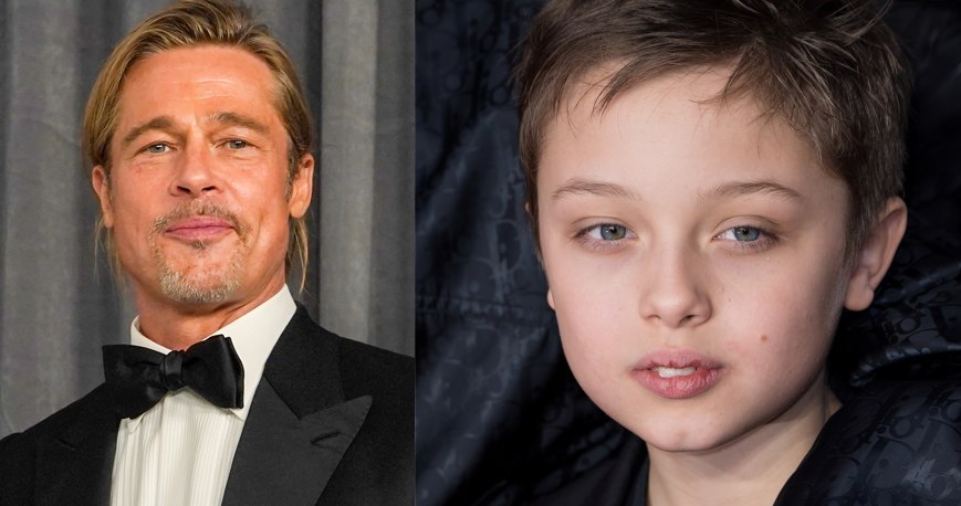 Brad Pitt i Knox Jolie-Pitt /Chris Pizzello / POOL /Getty Images