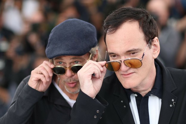 Brad Pitt i Quentin Tarantino /VALERY HACHE/AFP /East News