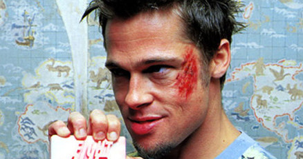 Brad Pitt jako Tyler Durden /Empire