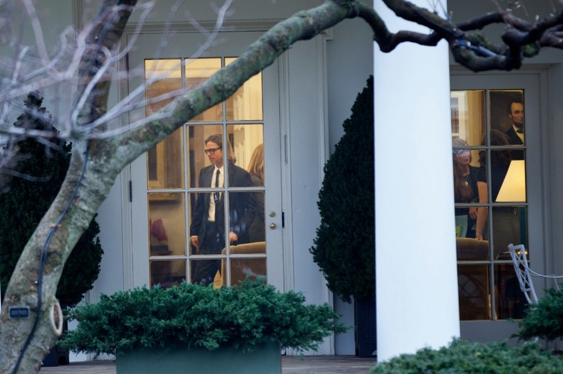 Brad Pitt w Białym Domu /Brendan Smialowski /Getty Images