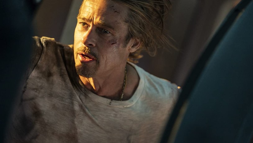 Brad Pitt w filmie "Bullet Train" /materiały prasowe