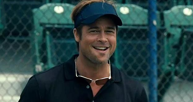 Brad Pitt w scenie ze swojego nowego filmu "Moneyball" /materiały prasowe