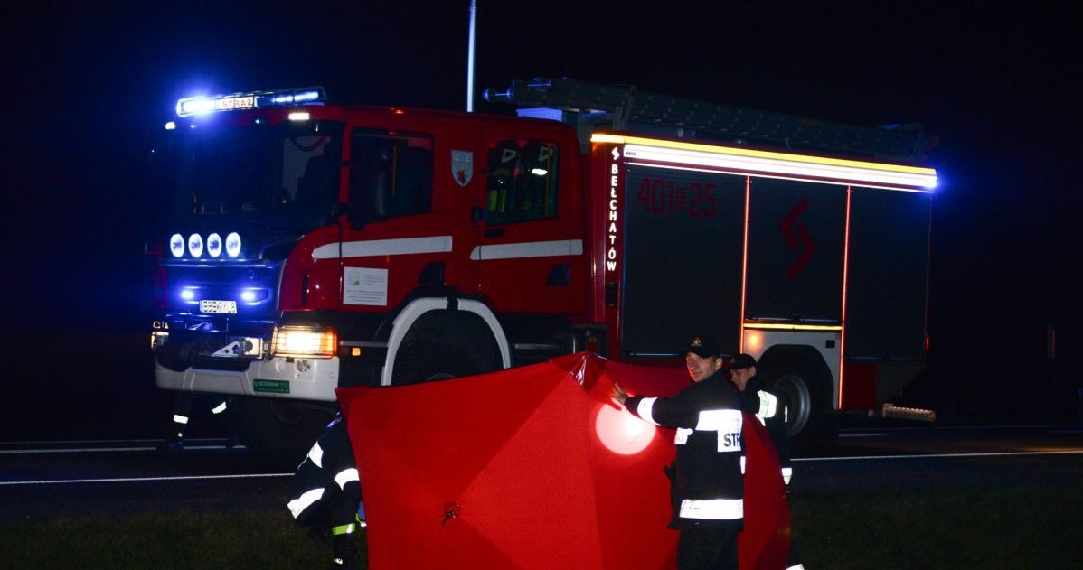 Brak elementów odblaskowych i chodzenie nieprawidłową stroną jezdni to jedne z "grzechów śmiertelnych" pieszych /fot. Adam Staśkiewicz /Agencja SE/East News