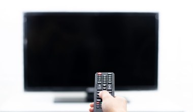 Brak sygnału telewizji naziemnej. Czarny ekran w środku dnia