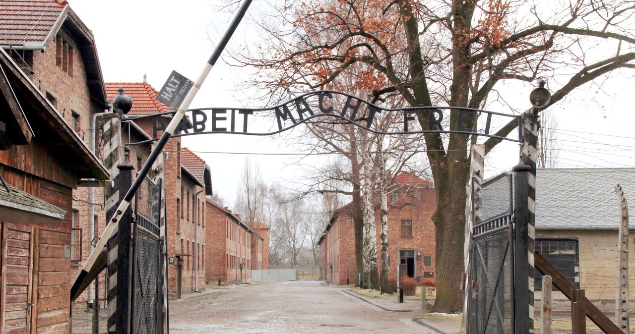 Brama do niemieckiego obozu koncentracyjnego Auschwitz /123RF/PICSEL