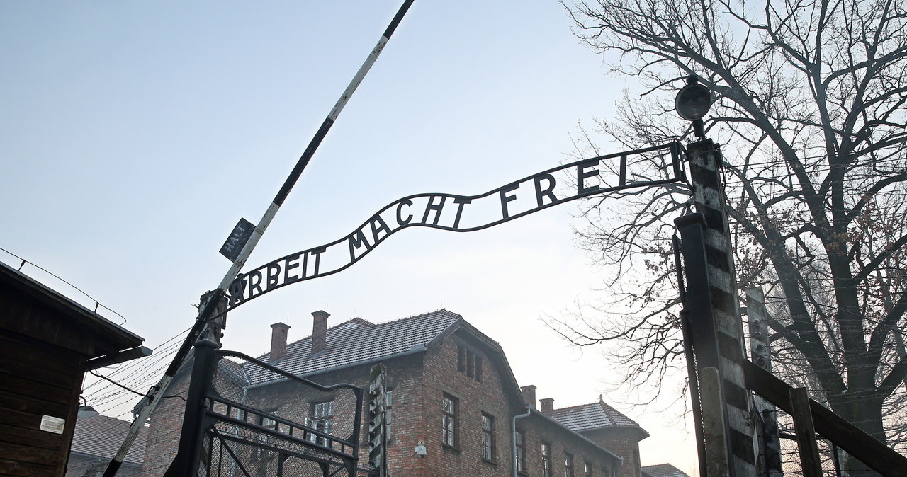 Brama główna niemieckiego obozu Auschwitz /Damian Klamka /East News