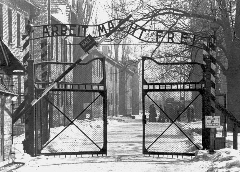 Brama wejściowa obozu koncentracyjnego Auschwitz /Mondadori Collection/UIG /Agencja FORUM