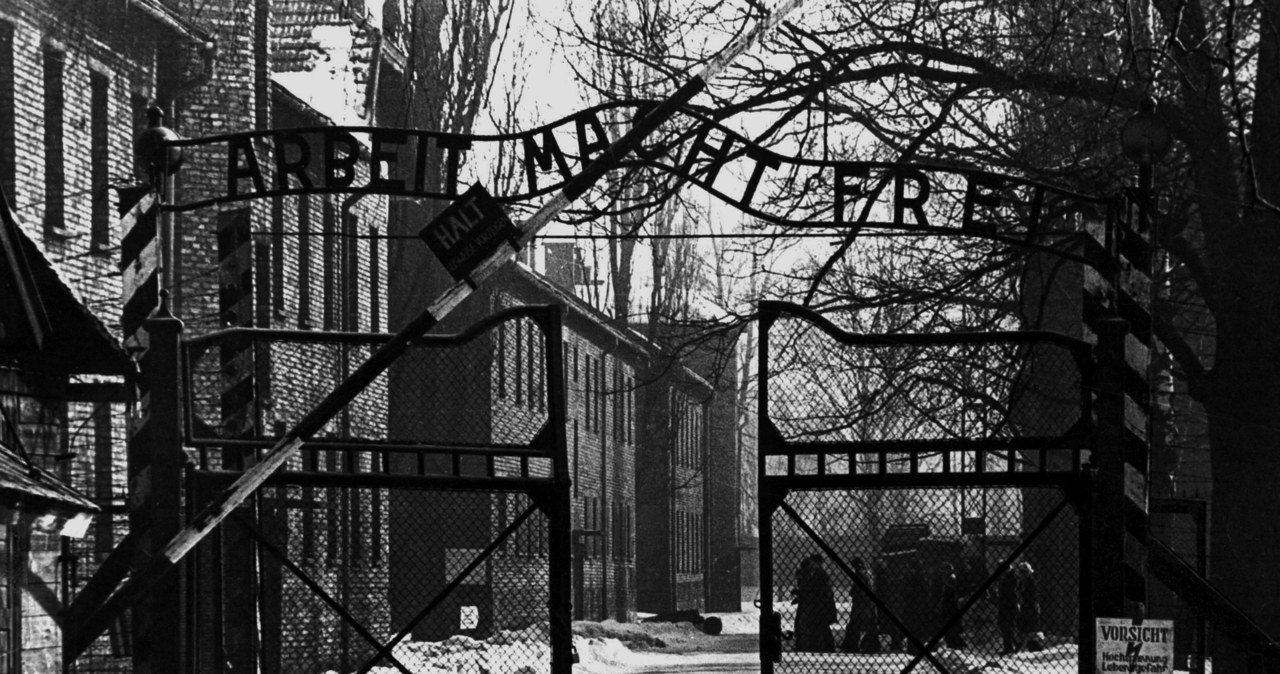 Brama wejściowa obozu koncentracyjnego Auschwitz /Mondadori Collection/UIG /Agencja FORUM