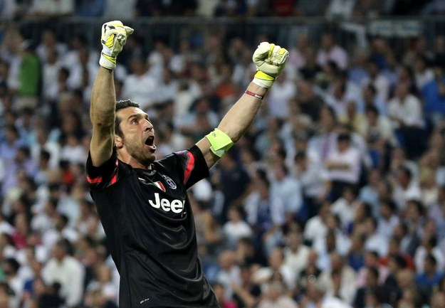 Bramkarz Juventusu Gianluigi Buffon /Ballesteros    /PAP/EPA