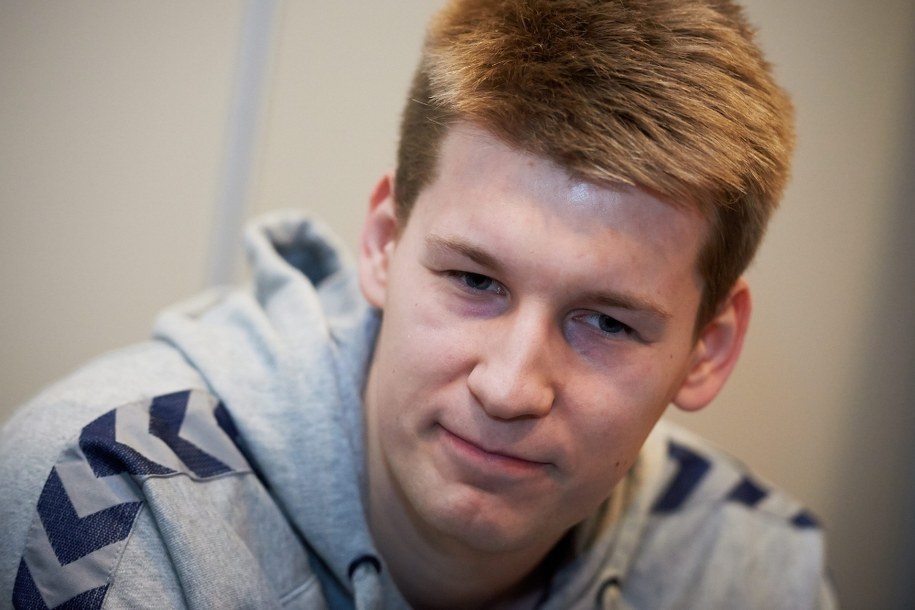 Bramkarz reprezentacji Polski Piotr Wyszomirski /Adam Warżawa /PAP