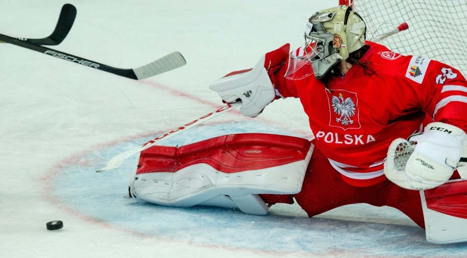 Bramkarz reprezentacji Polski, Przemysław Odrobny (zdj. arch.) /PAP/Andrzej Grygiel    /PAP