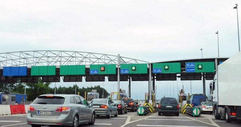 Bramki na autostradzie A2 /Lech Gawuc /Reporter