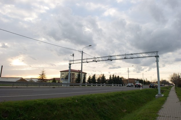 Bramownica systemu poboru opłat viaTOLL /Grzegorz Michałowski /PAP