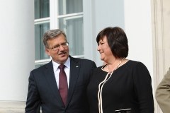 Bramy Belwederu otwarte dla Komorowskich