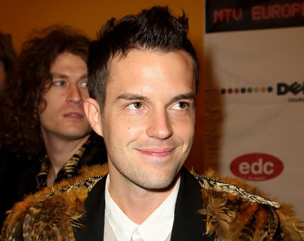 Brandon Flowers (The Killers): Łyso mu teraz? /Getty Images/Flash Press Media