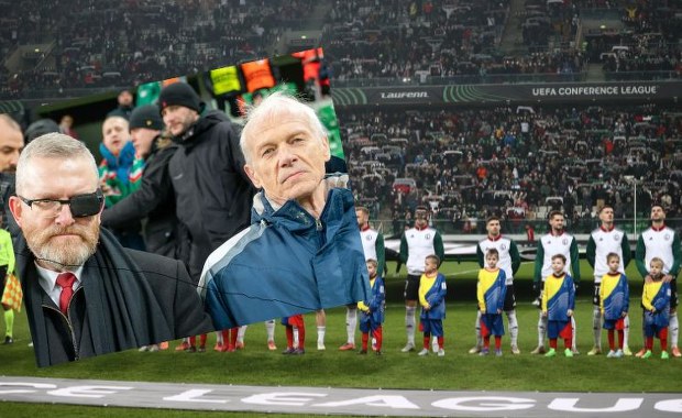 ​Braun z Walusiem na sektorze rodzinnym Legii. Sikorski komentuje dosadnie