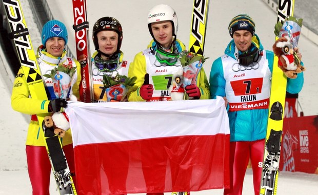 Brązowy medal Polaków w drużynowym konkursie skoków w Falun!
