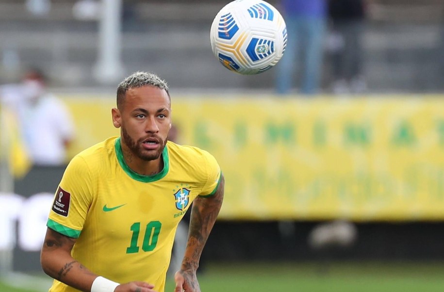 Brazylijski gwiazdor futbolu Neymar /	Sebastiao Moreira /PAP/EFE